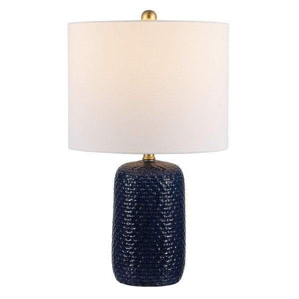Safavieh Huxley Ceramic Table Lamp Set Of 2 - Navy Blue | Table Lamps | Modishstore - 2