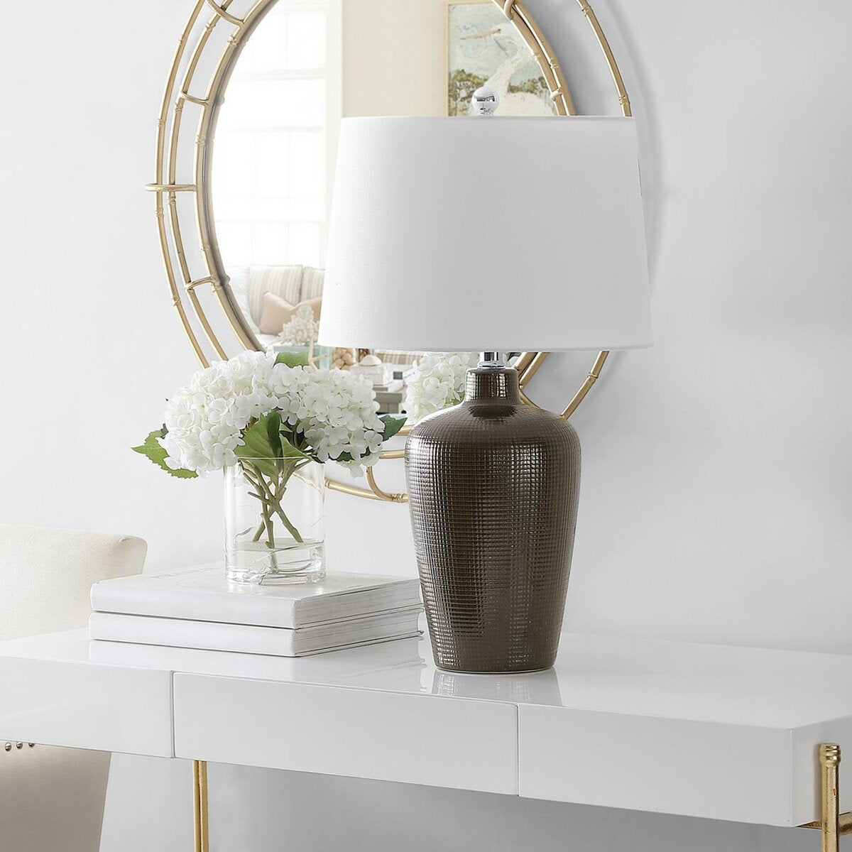 Safavieh Alria Table Lamp - Brown | Table Lamps | Modishstore