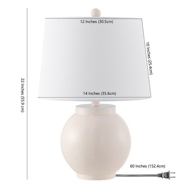 Safavieh Lemeni Table Lamp - Cream | Table Lamps | Modishstore - 3