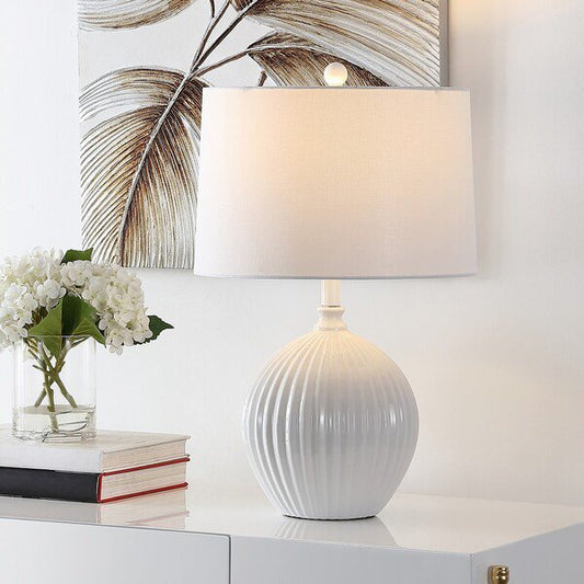 Safavieh Papen Table Lamp - White | Table Lamps | Modishstore