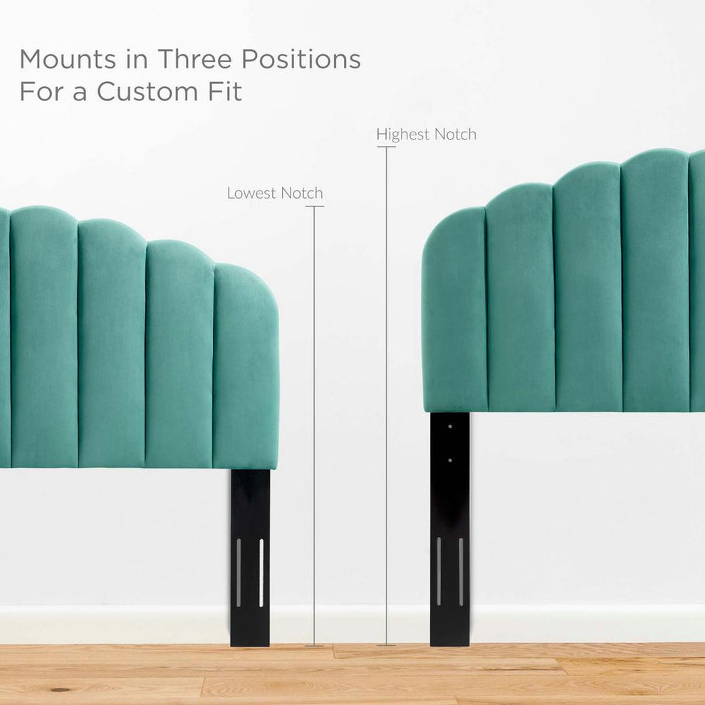 Modway Veronique Twin Performance Velvet Headboard - MOD-6206 | Headboards | Modishstore - 56