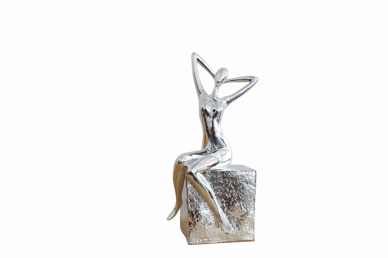 Modrest Figure Modern Silver Scuplture | Modishstore | Sculptures