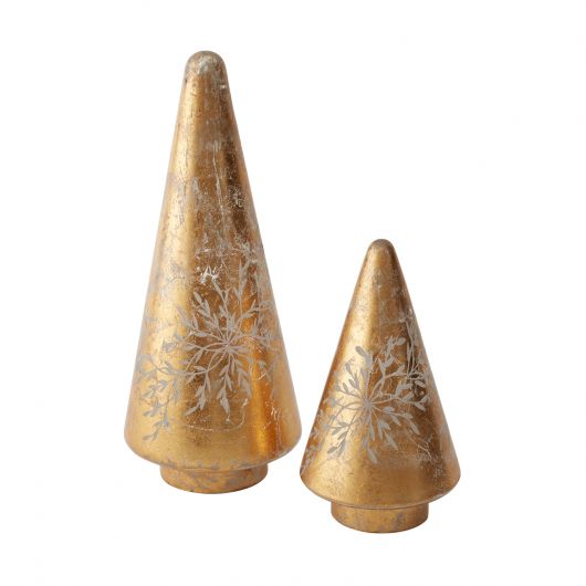 Tinny Tree Set Of 2 By Accent Decor | Tabletop Trees | Modishstore - 1
