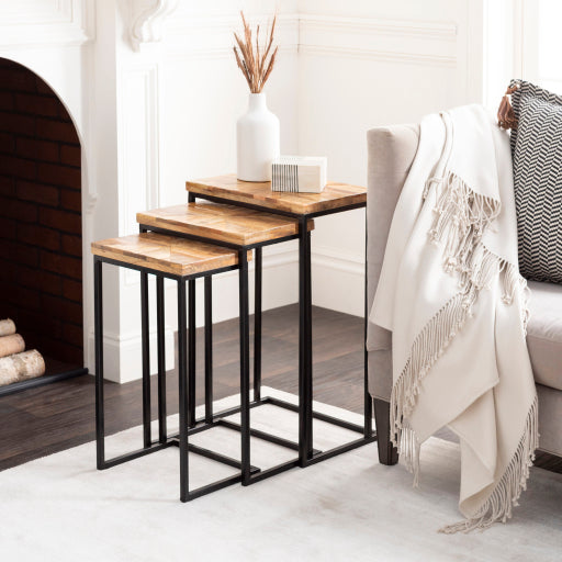 Surya Nesting Table Set - TOE002-SET | Nesting Tables | Modishstore-2
