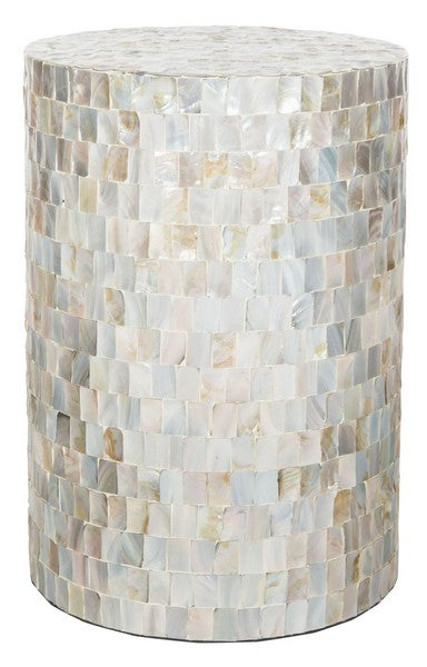 Safavieh Ariel Square Mosaic Round Stool | Stools | Modishstore - 1