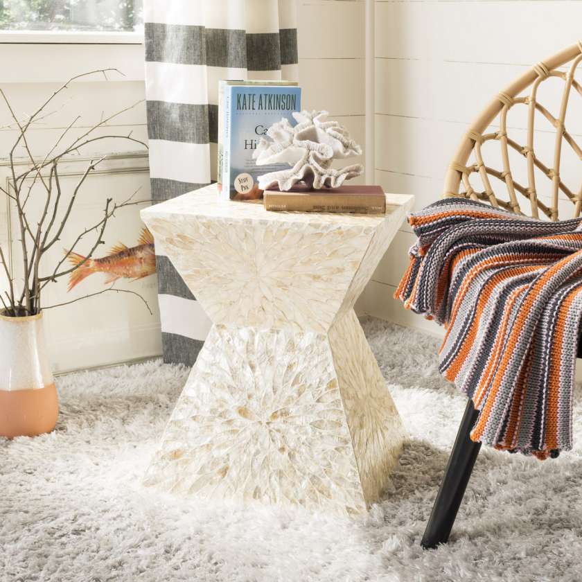 Safavieh Calypso Sunburst Mosaic Stool | Stools | Modishstore - 2