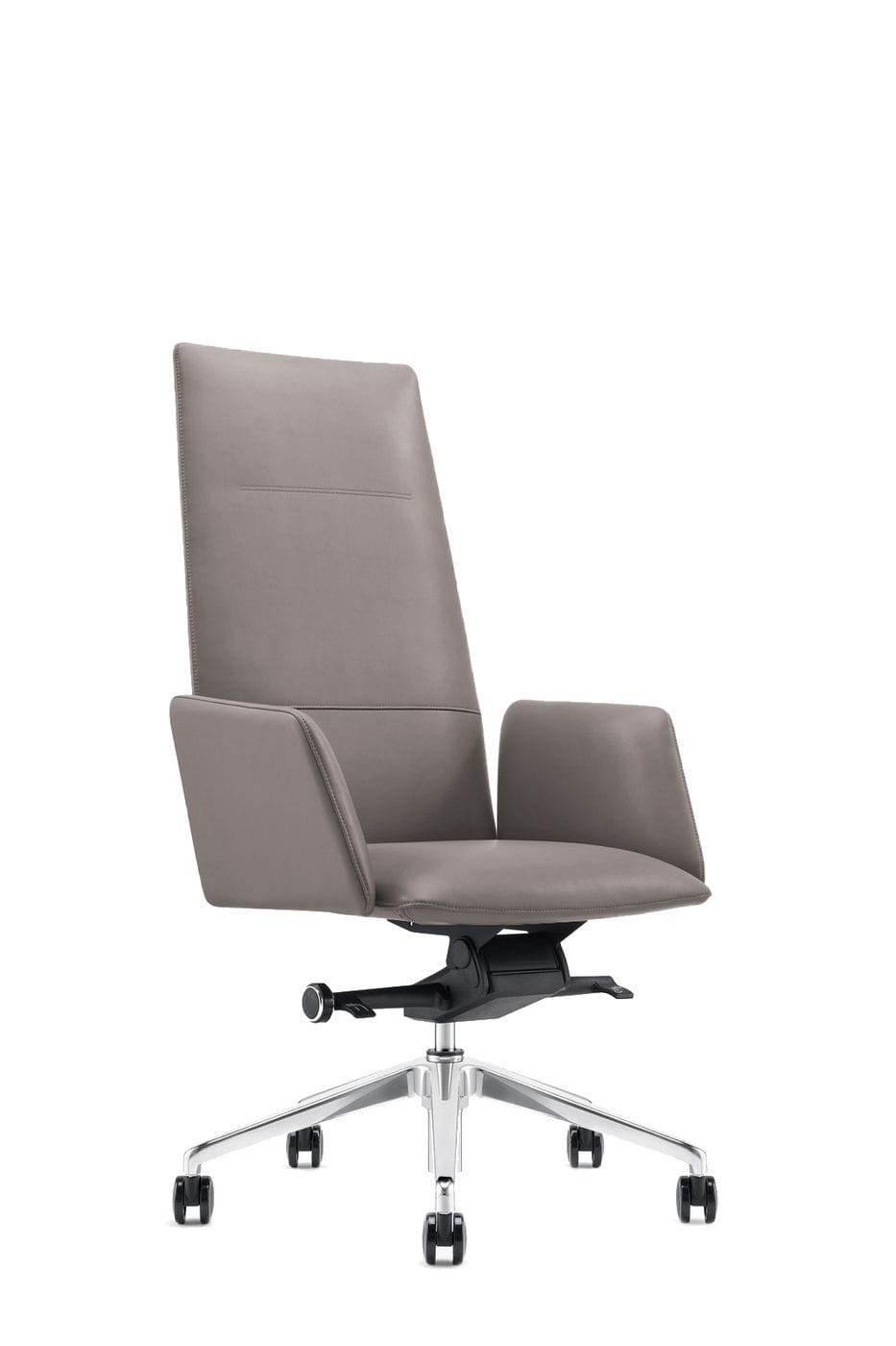 Modrest Tricia - Modern Grey High Back Executive Office Chair-3