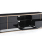Nova Domus Cartier Modern Black & Rosegold TV Stand | TV Stands | Modishstore - 4