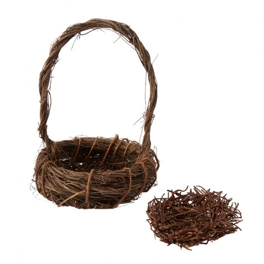 Twiggy Collection Basket Set Of 2 By Accent Decor | Bins, Baskets & Buckets | Modishstore - 3