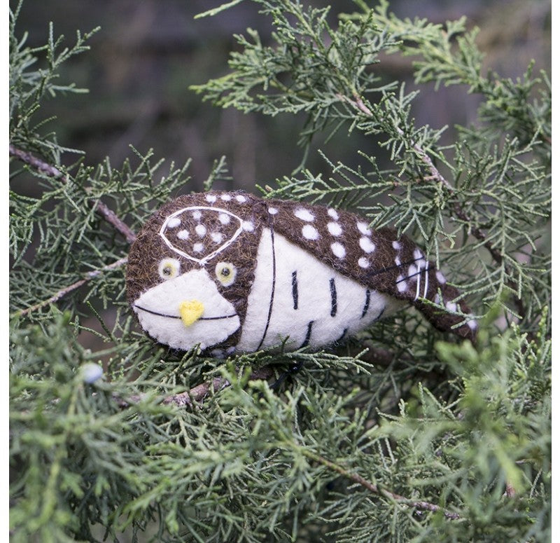 Felt Bird, Burrowing Owl Set of 4 by Gold Leaf Design Group | Outdoor Decor | Modishstore-2