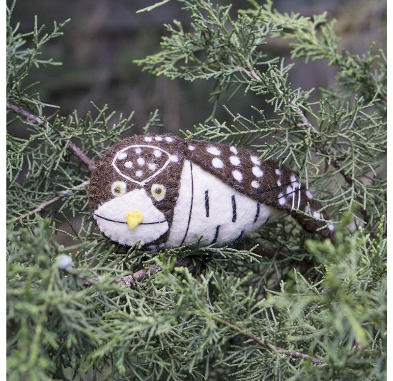 Felt Bird, Burrowing Owl by Gold Leaf Design Group | Outdoor Decor | Modishstore - 2