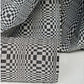 Gold Leaf Design Group Binakol Fabric Small Black & White Twister Pattern - Set Of 2 | Wall Decor | Modishstore-2