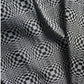 Gold Leaf Design Group Binakol Fabric Small Black & White Twister Pattern - Set Of 2 | Wall Decor | Modishstore