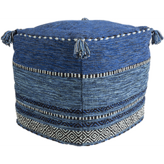 Surya Trenza Cube Pouf - Southwest - TZPF-001