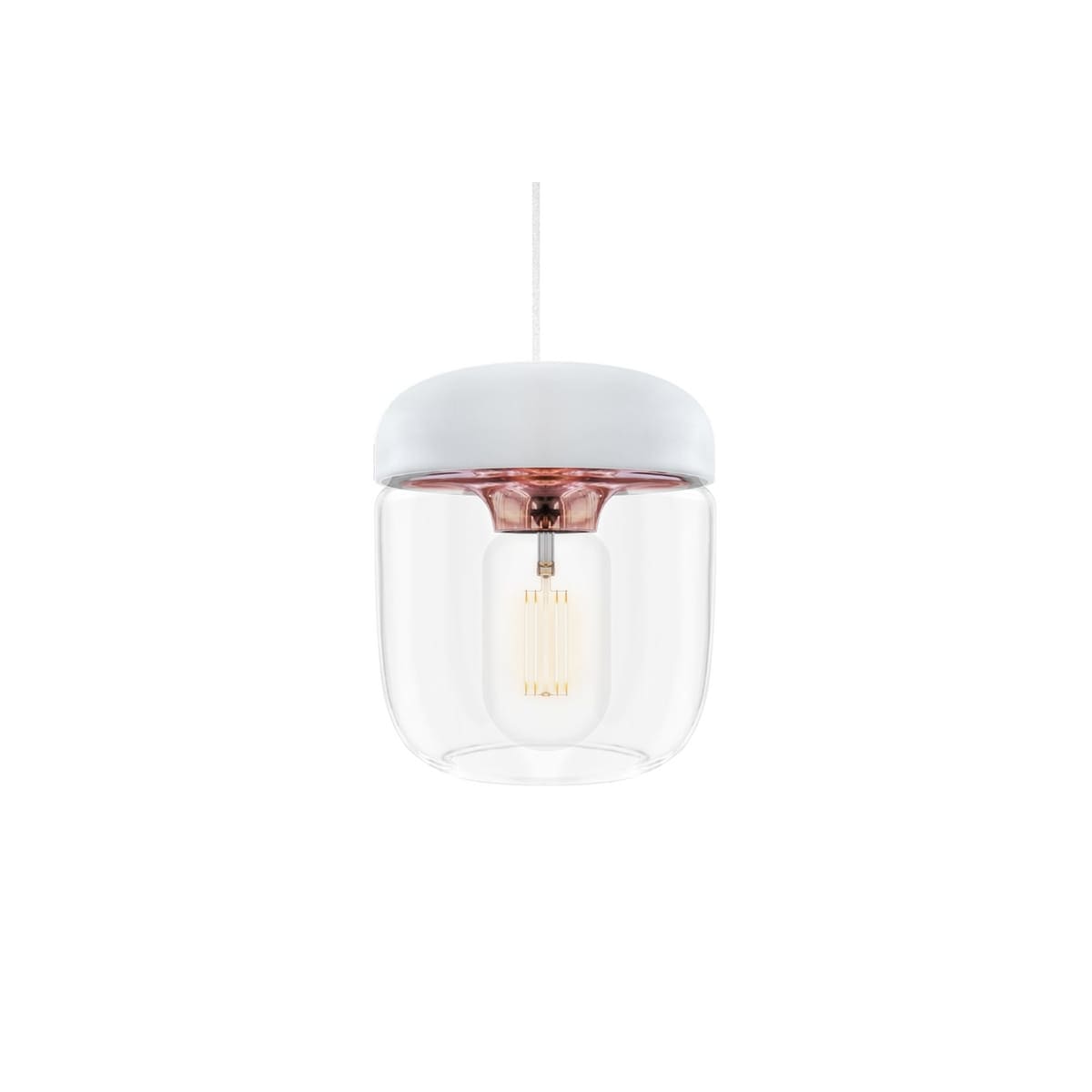 UMAGE Acorn Glass & Silicone Pendant With Plug-In Cord Set | Pendant Lamps | Modishstore-8
