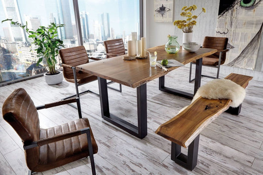 Modrest Taylor - X-Large Modern Live Edge Wood Dining Table | Dining Tables | Modishstore