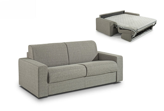 Modrest Made in Italy Urrita - Modern Gray Fabric Sofa Bed w/ Queen Size Mattress | Modishstore | Sofas
