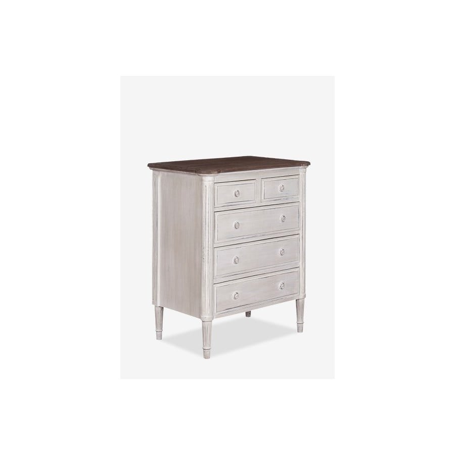 Isabelle Chest of 5 Drawers by Jeffan | Drawers | Modishstore - 9