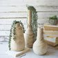 Kalalou Hand Carved Tall Wooden Vases | Modishstore | Vases