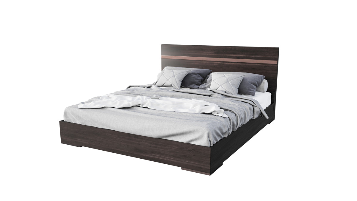 Nova Domus Benzon Italian Modern Dark Rovere Bedroom Set | Bedroom Sets | Modishstore - 4