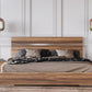 Nova Domus Lorenzo Italian Modern Light Oak Bed | Modishstore | Beds