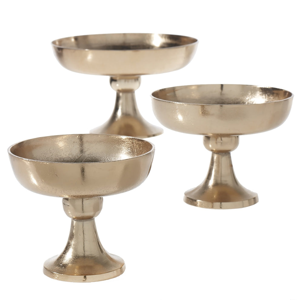 Vienna Compote Set Of 4 By Accent Decor | Planters, Troughs & Cachepots | Modishstore - 4