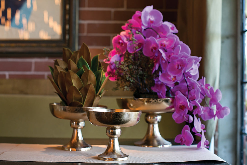 Vienna Compote Set Of 4 By Accent Decor | Planters, Troughs & Cachepots | Modishstore - 1