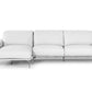 Estro Salotti Villeneuve - Modern White Italian Leather Sectional Sofa | Sofas | Modishstore