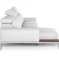 Estro Salotti Villeneuve - Modern White Italian Leather Sectional Sofa | Sofas | Modishstore - 3