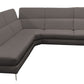 Coronelli Collezioni Viola - Italian Contemporary Brown Leather LAF Chaise Sectional Sofa | Sofas | Modishstore - 3