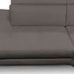 Coronelli Collezioni Viola - Italian Contemporary Brown Leather LAF Chaise Sectional Sofa | Sofas | Modishstore - 4