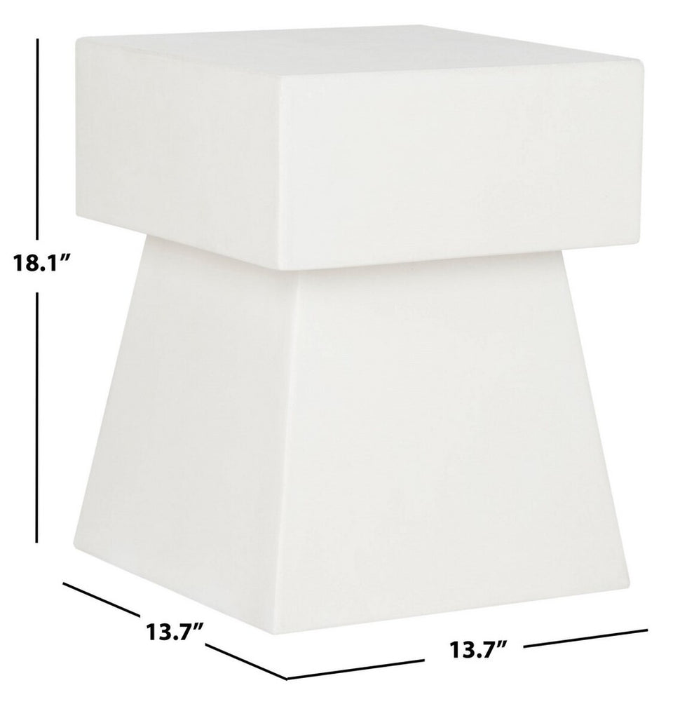 Safavieh Zen Indoor/Outdoor Mushroom Modern Concrete 18.1-Inch H Accent Table | Outdoor Tables |  Modishstore  - 11