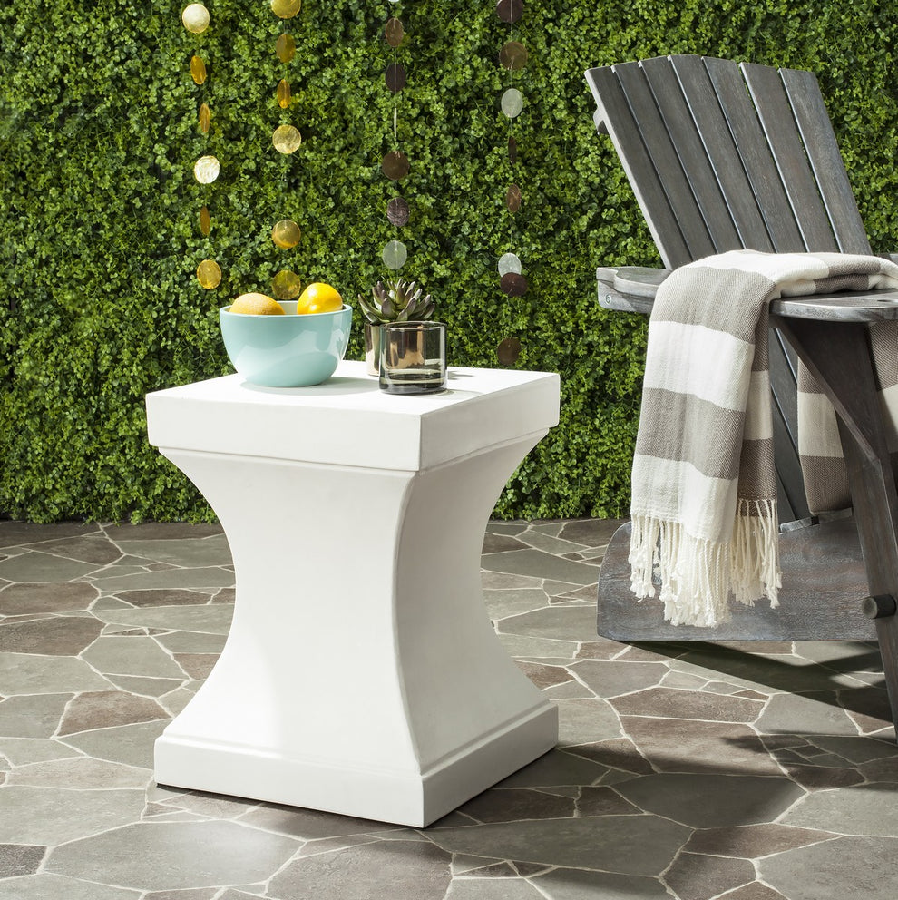 Safavieh Curby Indoor/Outdoor Modern Concrete 17.7-Inch H Accent Table | Accent Tables |  Modishstore  - 4