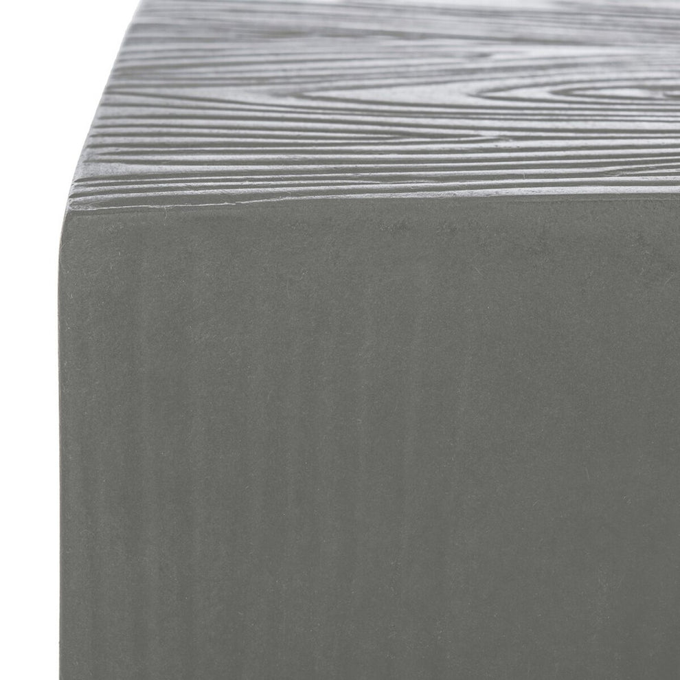 Safavieh Cube Indoor/Outdoor Modern Concrete 16.5-Inch H Accent Table | Accent Tables |  Modishstore  - 3