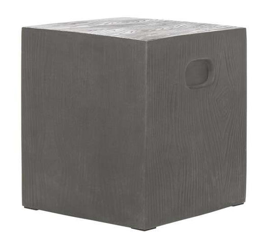 Safavieh Cube Indoor/Outdoor Modern Concrete 16.5-Inch H Accent Table | Accent Tables |  Modishstore 