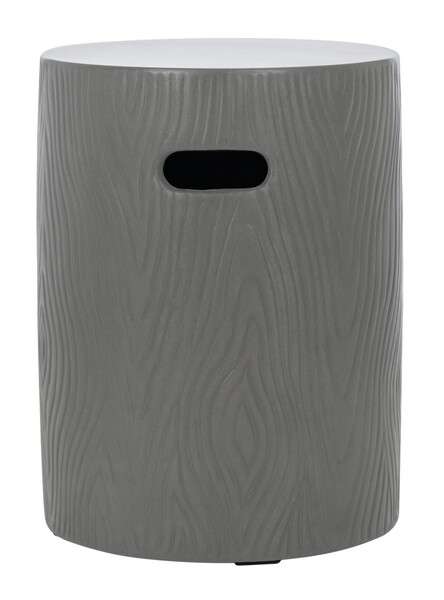 Safavieh Trunk Indoor/Outdoor Modern Concrete Round 16.5-Inch H Accent Table | Accent Tables |  Modishstore 