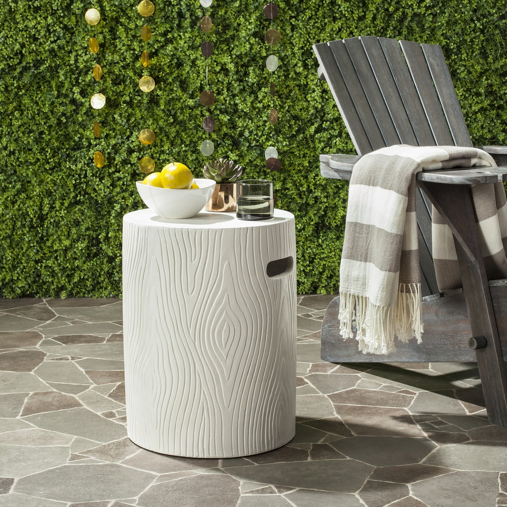 Safavieh Trunk Indoor/Outdoor Modern Concrete Round 16.5-Inch H Accent Table | Accent Tables |  Modishstore  - 5