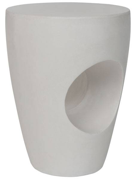 Safavieh Aishi Indoor/Outdoor Modern Concrete Round 17.7-Inch H Accent Table | Outdoor Tables |  Modishstore  - 5