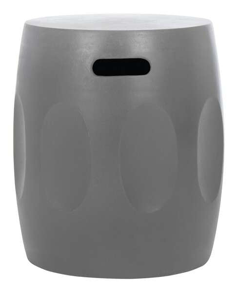 Safavieh Vesta Indoor/Outdoor Modern Concrete Round 15.3-Inch Dia Accent Table | Accent Tables |  Modishstore 