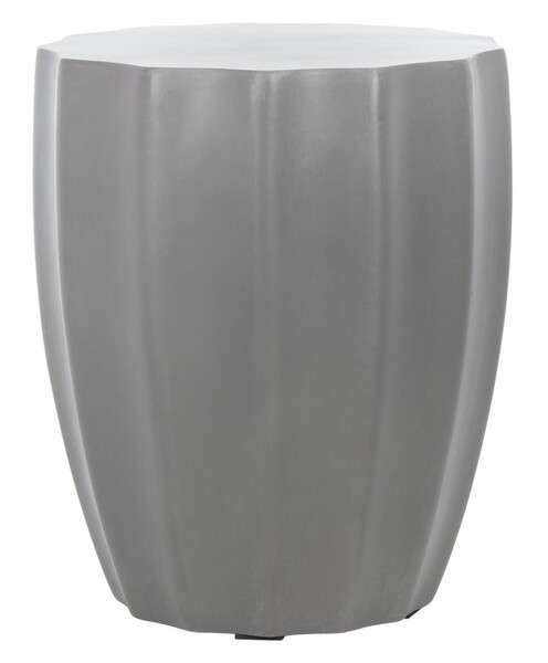 Safavieh Jaslyn Indoor/Outdoor Modern Concrete Round 17.7-Inch H Accent Table | Accent Tables |  Modishstore 