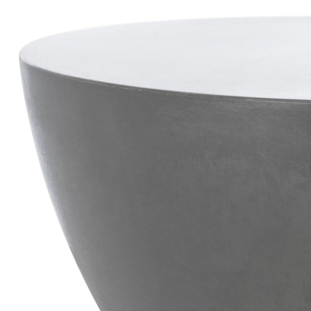 Safavieh Athena Indoor/Outdoor Modern Concrete Round 17.7-Inch H Accent Table | Accent Tables |  Modishstore  - 3