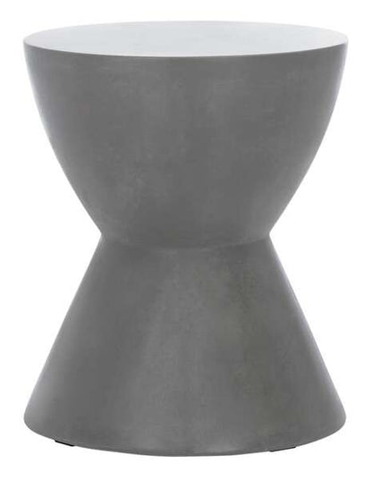 Safavieh Athena Indoor/Outdoor Modern Concrete Round 17.7-Inch H Accent Table | Accent Tables |  Modishstore 