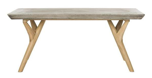 Safavieh Pacey Indoor/Outdoor Modern Concrete 16.54-Inch H Coffee Table | Coffee Tables |  Modishstore 