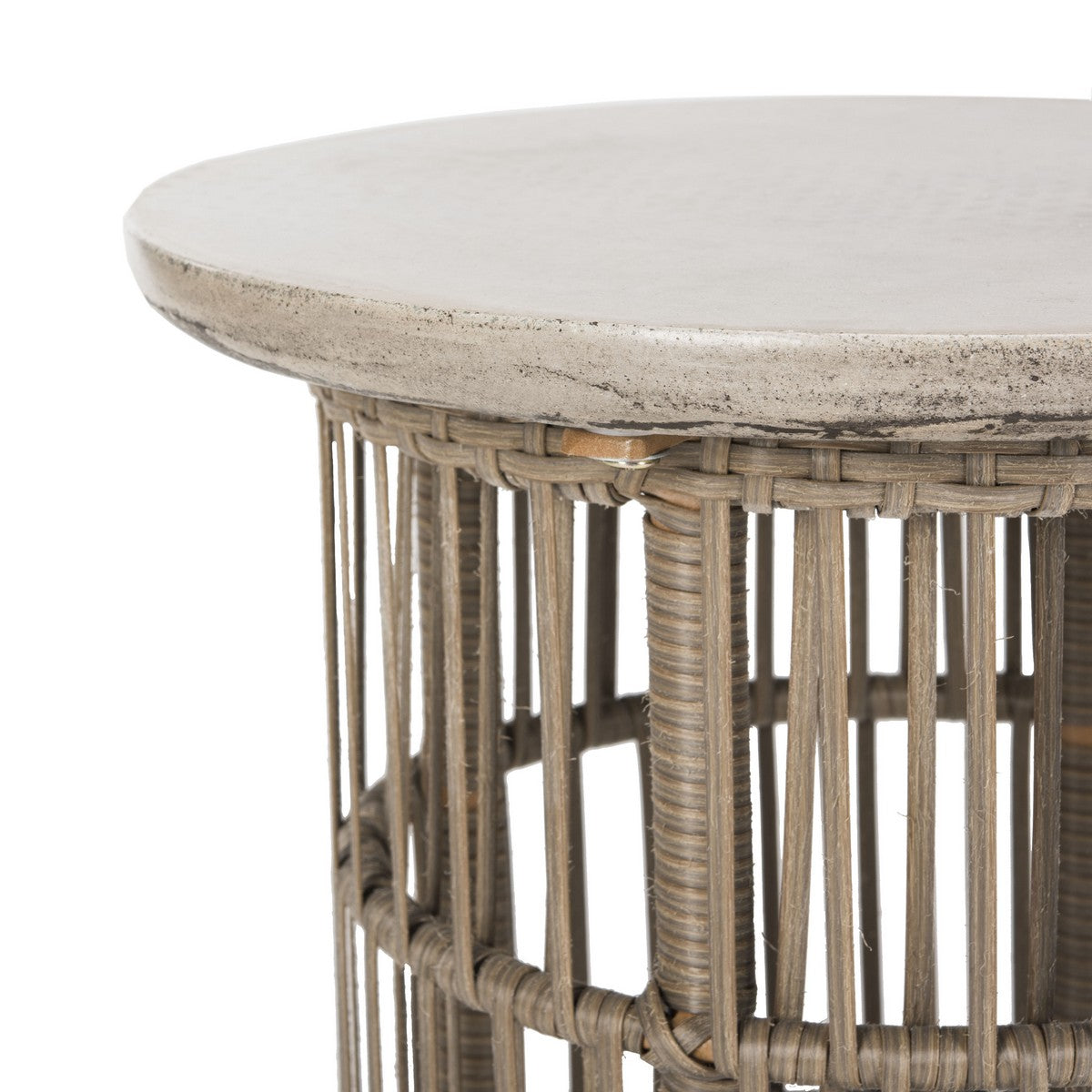 Safavieh Fane Indoor/Outdoor Modern Concrete 23.23-Inch H Side Table | Side Tables |  Modishstore  - 4