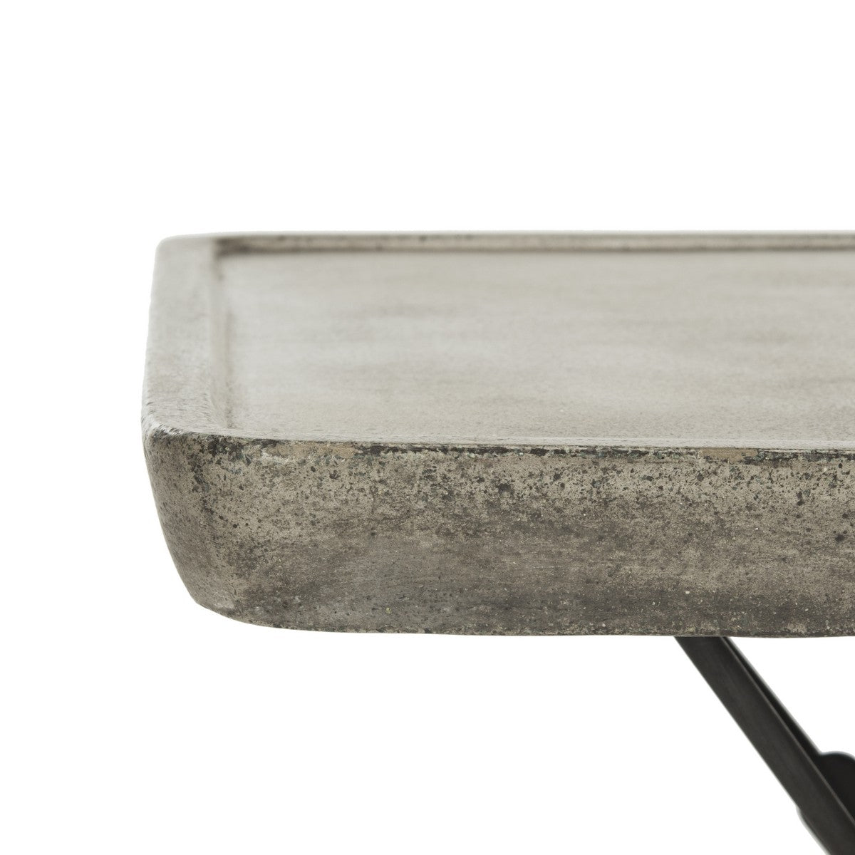 Safavieh Delartin Indoor/Outdoor Modern Concrete 14.57-Inch H Coffee Table | Coffee Tables |  Modishstore  - 3