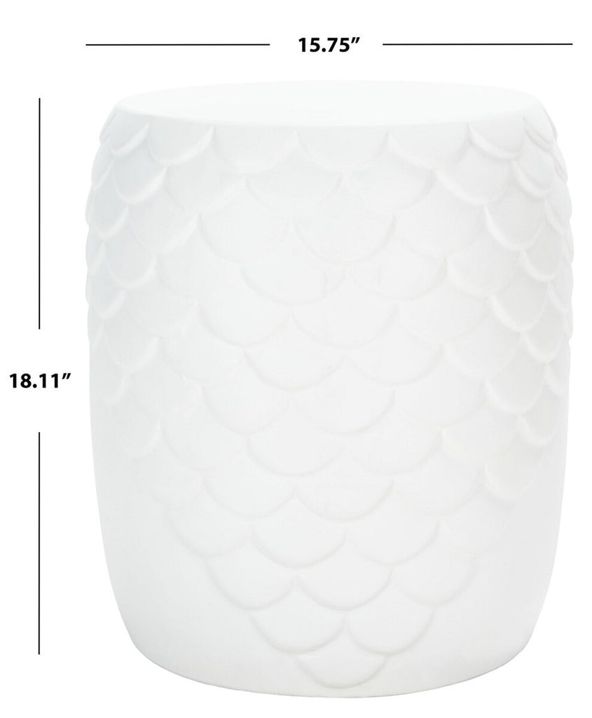 Safavieh Julyvia Concrete Accent Stool | Outdoor Stools & Benches |  Modishstore  - 9
