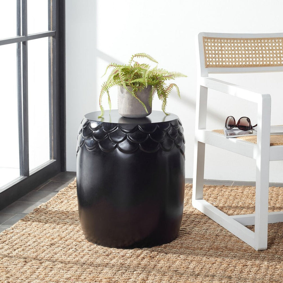 Safavieh Julyvia Concrete Accent Stool | Outdoor Stools & Benches |  Modishstore  - 13