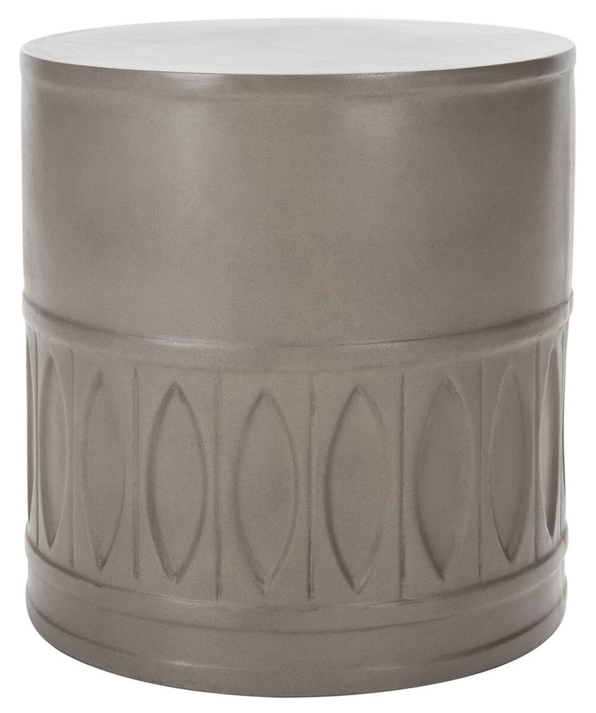Safavieh Nasya Concrete Accent Stool | Outdoor Stools & Benches |  Modishstore  - 2