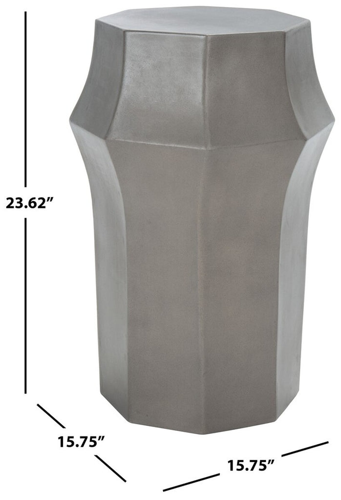 Safavieh Klaudia Concrete Accent Table | Outdoor Tables |  Modishstore  - 4