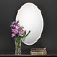 Round Edged Wood Frame Shaped Bevel Mirror By Modish Store | Mirrors | Modishstore